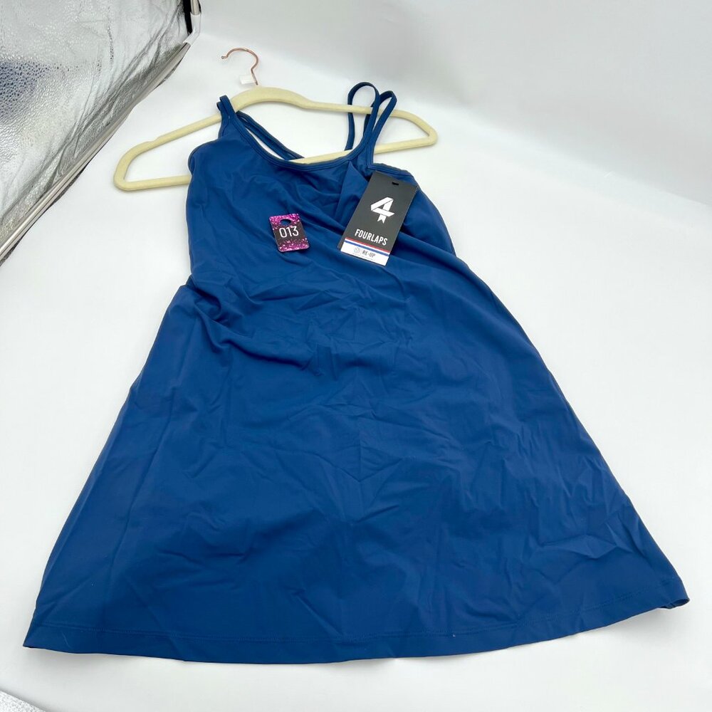 NWT Fourlaps Vitality Dress in Midnight Blue - Small